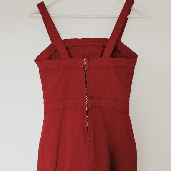 red retro jumpsuit - Picture 4 of 4
